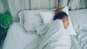 Ruhiges Schlafzimmer für Glymphatisches System Schlaf