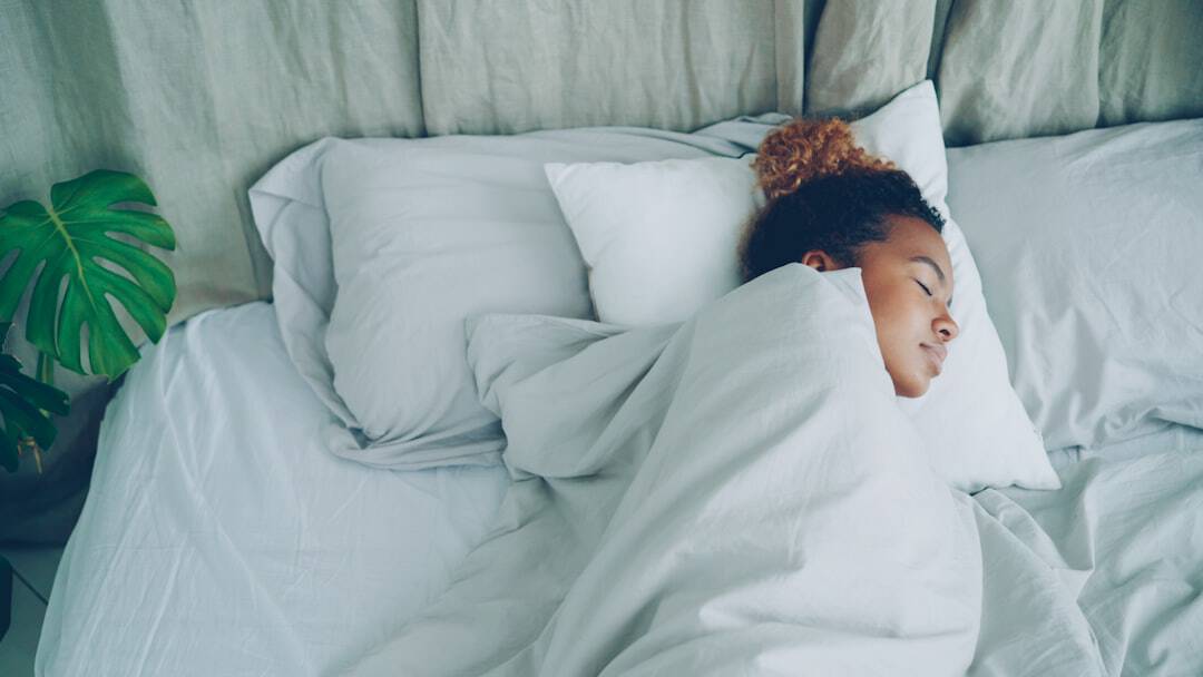 Ruhiges Schlafzimmer für Glymphatisches System Schlaf